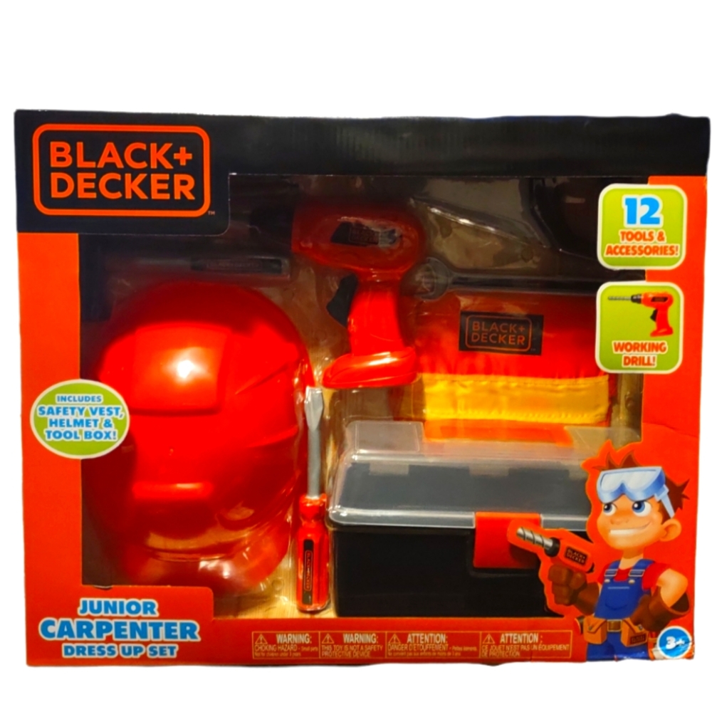 Junior carpenter dress up set by Black & Decker
